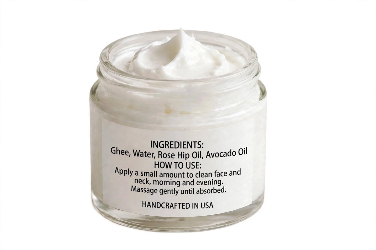 100x Washed Ghee Moisturizer | Organic Anti-Aging Face Cream for All skin types.
