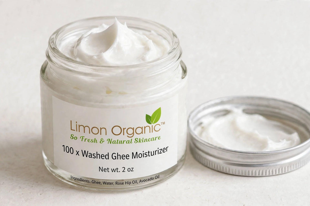 100x Washed Ghee Moisturizer | Organic Anti-Aging Face Cream for All skin types.